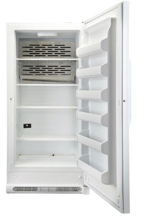 Flammable material laboratory refrigerators and freezers Select series Spark-free interiors to reduce risk of internal explosion All units are manual defrost Tough white exterior CFC- and HCFC-free