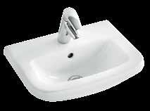 BASINS wall hung Panache Wall Basins 600mm 450mm 600mm Rear View 450mm (tapware is not available)
