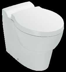 wall faced Ove Wall Faced Toilet WELS 4 star, dual flush 4.