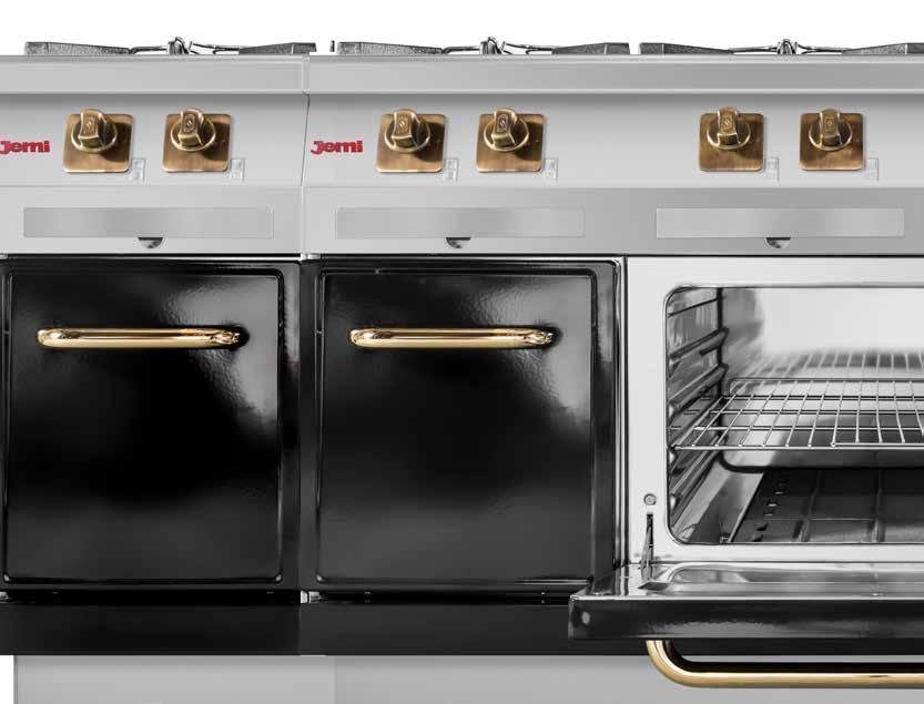 Ovens Available in all series in gas or electric version.