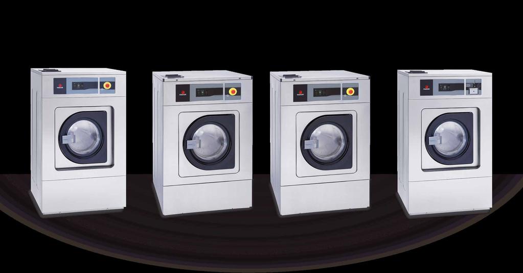High spin (LA) Fast spin (LR) Low spin (LN) Self-service A SOLUTION FOR EVERY CUSTOMER. Washer extractors with a wide variety of models to suit all types of market requests.