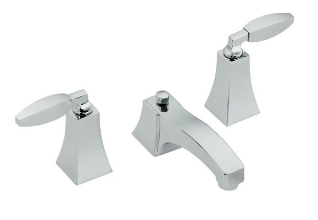 Faucets and Showering Barbara Barry KALLISTA 6 Basin Set, Lever Handles P22600-LV Handle Options Cross (CR) (XC) Lever