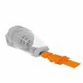 1 Crevice tool 2 Dusting brush 1 2 For a more detailed clean, line up the 2-in-1 tool the with the nozzle on the