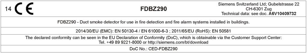 Dimensions Technical data Housing of the air duct sampling chamber Material Protection category (IEC60529) Color Smoke detector/detector base System compatibility Air flow tube Permissible air speeds
