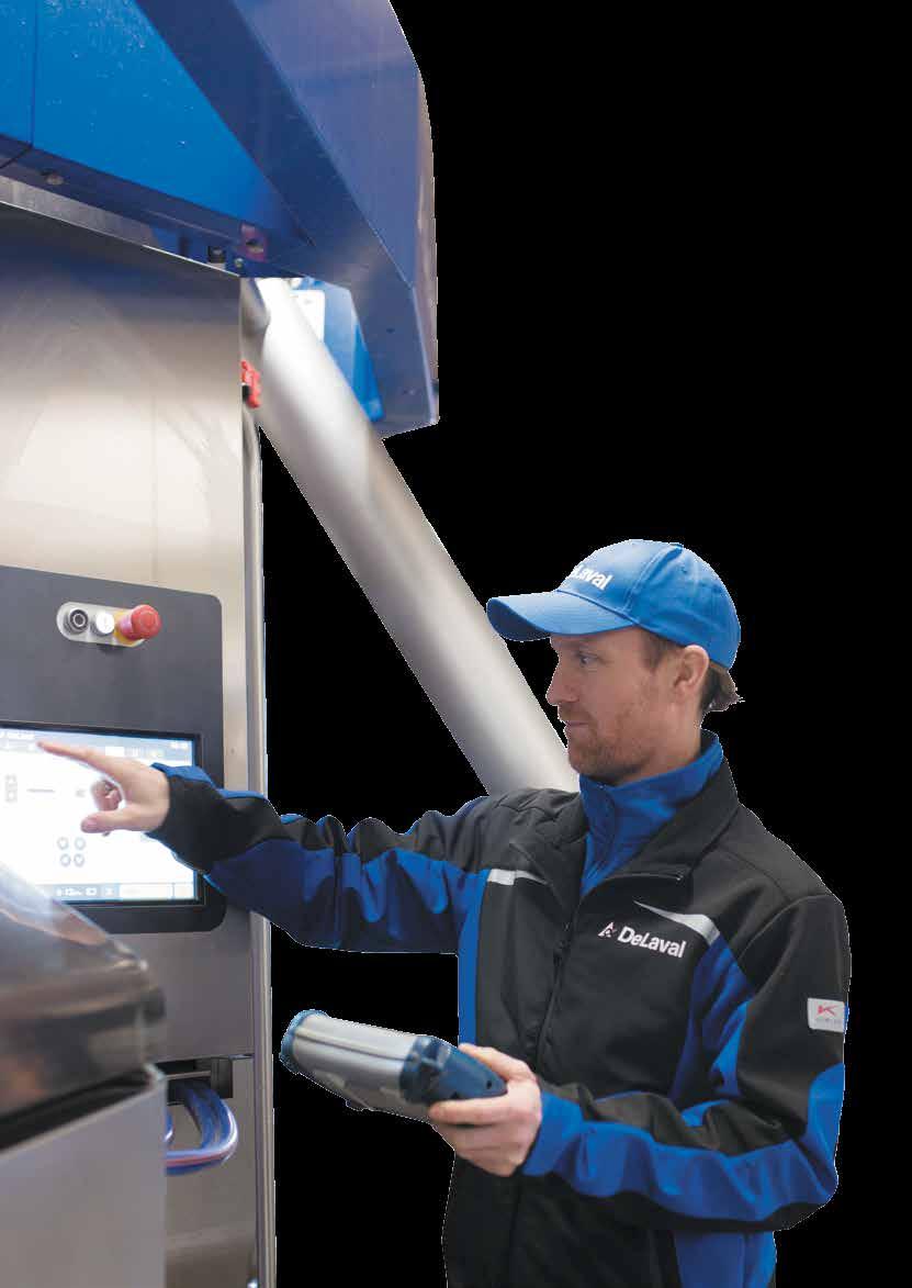 It's all included With a DeLaval InService All-Inclusive agreement in place we will deliver Service and Consumables for a fixed price, leaving you to get on with the business of dairy farming secure