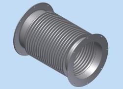 METAL DUCT EXPANSION JOINTS WITH ANGLE IRON FLANGES Metal Duct Expansion Joints with angle iron flanges are made with single ply and multi-ply metal bellows and with carbon steel or stainless steel