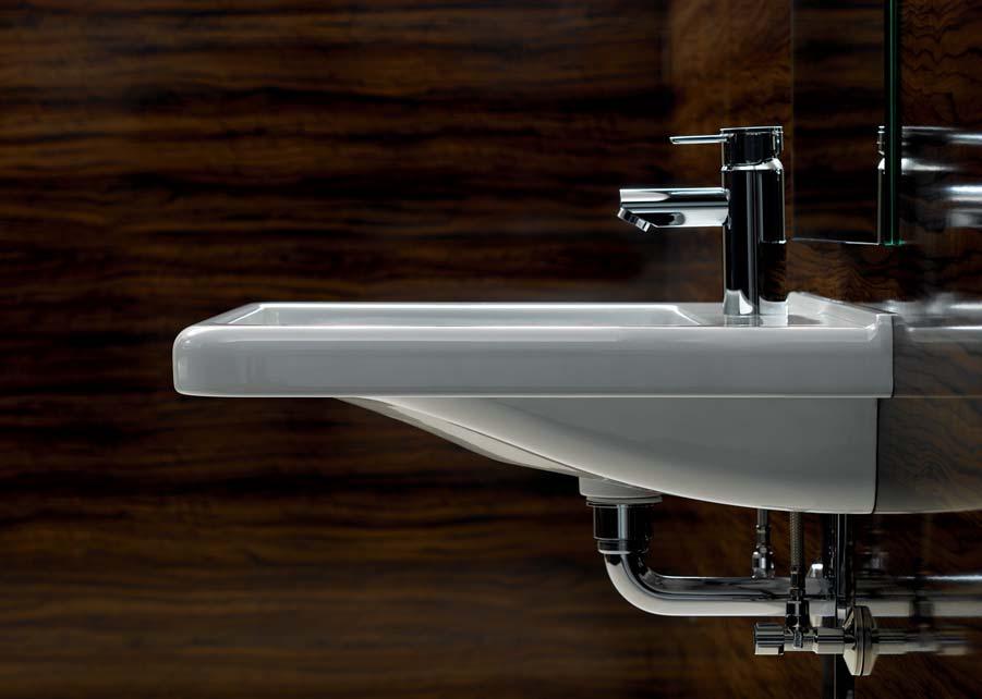 Modern design for forward-looking bathrooms. The wash basin, WC and furniture solutions by Renova Nr.