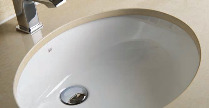 es shown GU32 below: 3AW 310 Contact us at: info@rakceramics.co.uk / Visit us at: www.rakceramics.co.uk 2016 460 COLOURS White Cleo 50cm Under counter Basin FIXING Silicone to countertop 460 Tel: 01730 237850 Fax: 01730 263210.