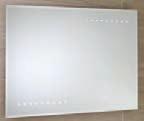 BATHROOM FURNITURE MIRRORS Manhattan Mirror LED 800 x 600mm Mirror with Demister Pad SPECIFICATION/CODE REFERENCE Please use the reference codes shown below: RAKMNHT5004 SIZE MATERIAL 800 x 600 x