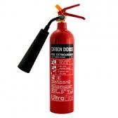 BLACK CO2 (Carbon dioxide) Extinguisher Very effective on