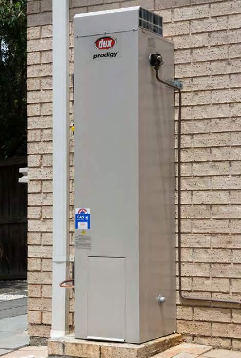 PRODIGY GAS STORAGE NO EXTRA SPACE NEEDED Easy installation, with water connections on both sides of tank Identical footprint to an existing 3 star gas storage unit 135 and 170 litre models available