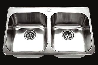 T3120D Top Mount Double Bowl Stainless Steel Sink