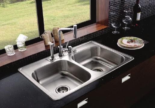 If you are purchasing a new sink, be sure to buy an undermount if that is how you want the sink mounted.