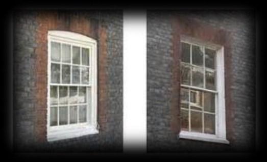Every reasonable effort should be made to restore the original windows that are located