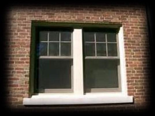 If the windows have already been replaced or filled in with insensitive materials, then it
