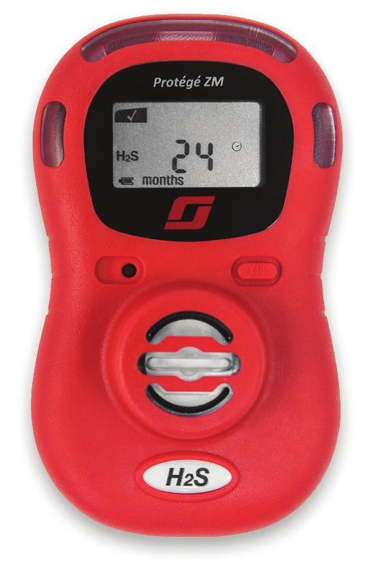 Battery Life: 8 hours: 3 C type batteries LR14 alkaline or rechargeable Alarms: high visibility LEDs, 85 db audible Approvals: ATEX CE IECEx CSA UL Protégé ZM Zero Maintenance Single Gas Personal