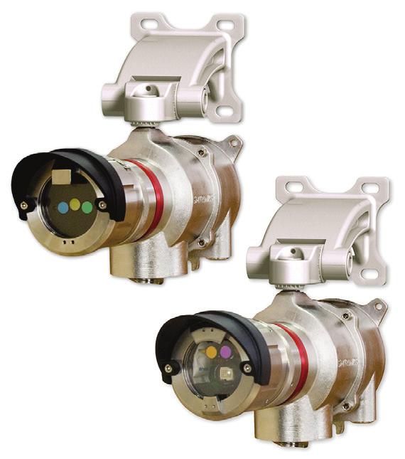 Flame Detectors MultiFlame DF-TV7-T and DF-TV7-V Triple IR & UV/2IR Flame Detector // Excellent False Alarm Immunity // Wide Field of View (up to 120 ) and Continuous Auto-check of Optical Lens