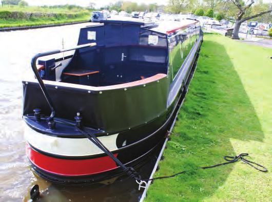 Boatbuilder Brayzel Narrowboats (01995 601 515, www.brayzel-narrowboats.co.uk) h v Price 107,500 Berths 2+2 Length 58ft Engine Beta 38 Canvas dodger surrounds aft deck.