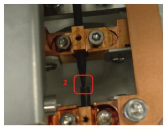 (Figure 24) Note: If the rods were not tightened sufficiently, the rod will slide in the holder. If sliding occurs, the rod holders will need to be removed and the rods realigned. Figure 24.