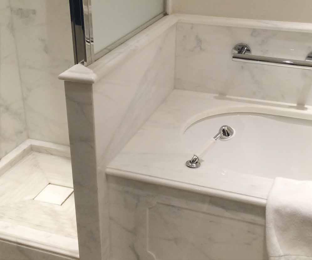 Marble Project has carried out the renovation of 10 bathrooms in