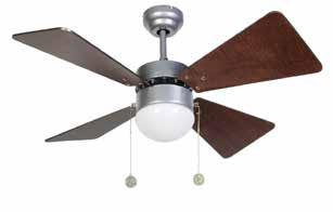 Silver -Fan Size 81cm/32inch -4 blade ceiling
