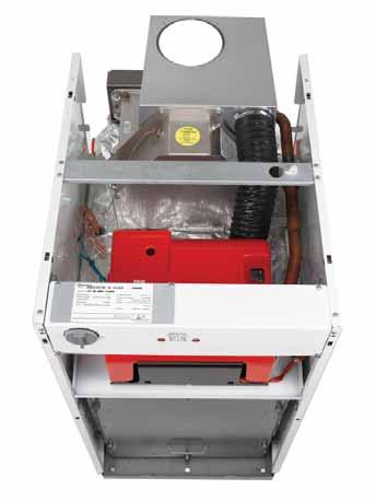 Inside story Greenstar Utility regular condensing boiler series Multi-directional flue outlet box (RS only) Air vent to secondary heat exchanger Return Flue gas analysis point Flue gas overheat
