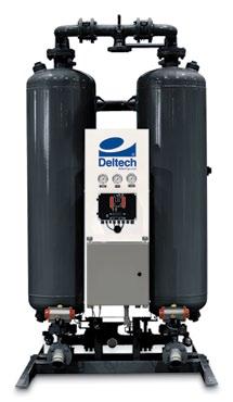 In combination with our advanced Ambient Air Amplification (A3) Purge Technology TM, we offer externally heated purge desiccant dryers with dew point performance guaranteed from 250 to 3,200 scfm.