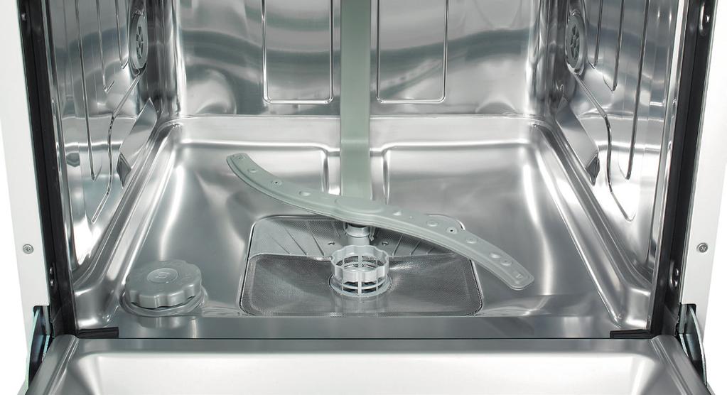 DISHWSHERS I 7 Stainless steel interior Lasts longer and is easy to clean Tub is made entirely of