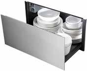 PRODUCT INFORMATION - WARMING DRAWERS UWD 3000 X Warming drawer UWD 3000 B Warming drawer Colour: Stainless steel Illuminated power button Temperature between 30-85 C Telescopic pull-out