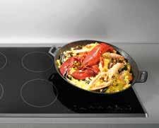 HOBS 49 Extra large 26-centimeter heater Induction hob features a special heater with a diameter of 26 centimetres to add new dimensions to your cooking.