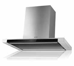 PRODUCT INFORMATION - HOODS GHI 92 X Island cooker hood GHV 91 X Wall mounted cooker hood GHI 92 X Island cooker hood Housing material: Stainless steel and glass Chimney material: Stainless steel