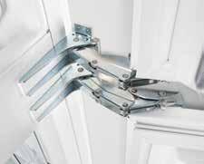 Furthermore, the hinge can withstand considerable pressure, makes sure the door is opened smoothly, and also automatically shuts the door when the angle of the opening is
