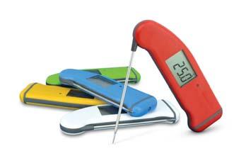 SuperFast Thermapen Digital Thermometer ETI THERMAPEN 4 SUPER FAST COLOUR CODED POCKET DIGITAL THERMOMETER Patented Automatic 360 rotational display Reaches Temperature in just 3 seconds Waterproof
