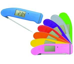 The new Thermapen 4 has the patented 360 self-rotating display can be used in any position, in either hand and is truly ambidextrous.