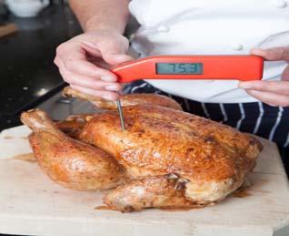 The motion-sensing sleep mode automatically turns the Thermapen 4 on/off when set down or picked up, maximising battery life. Measuring temperature over the range of -49.9 to 299.