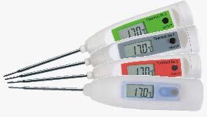 Digital Thermometers / Probes for Temperature Measurements THERMALITE THERMOMETERS WITH ASSURED ACCURACY FOR LIFE Thermalite 2 includes CalCheck Function FREE Traceable Certificate of Calibration