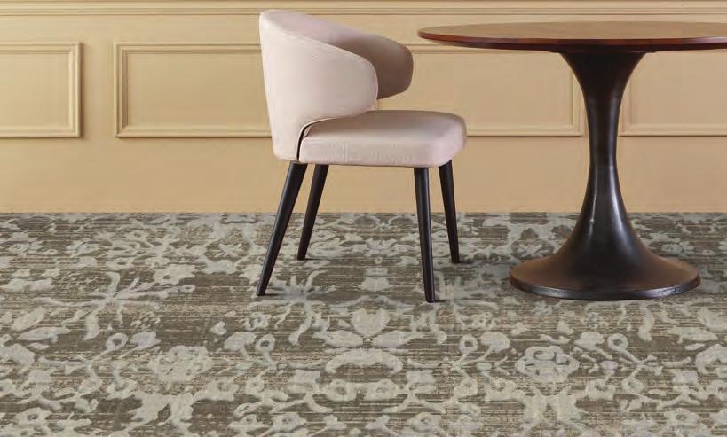 PRINT broadloom Digitally printed on a cut-and-loop base texture, Framework is made for maximum design flexibility with quick delivery.