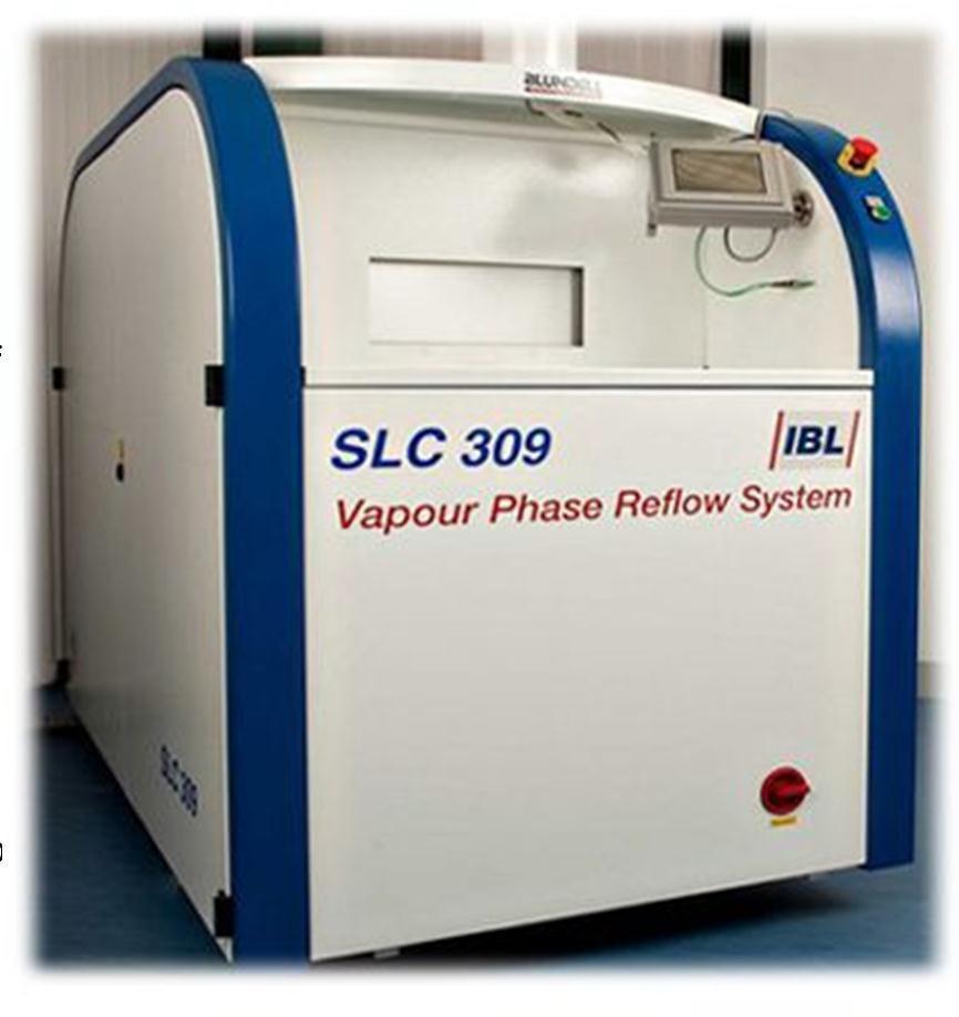 IBL SLC 309 / SLC 509 Vapour Phase Reflow Systems With the introduction of Soft Vapour Phase technology, IBL is able to create an infinite variety of temperature profiles within the Vapour chamber.