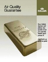 Sullair air quality guarantee an air quality guarantee that s as good as gold.