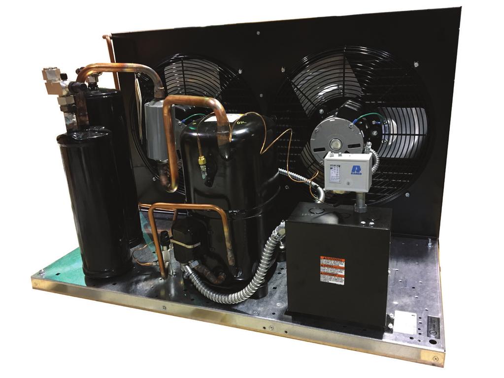 Quality features continued: Industrial Grade Hermetic Refrigeration System Hermetic Refrigeration Compressor Oversized Air Cooled Condensers Industrial Grade Condenser Fan Motors Suction Accumulator
