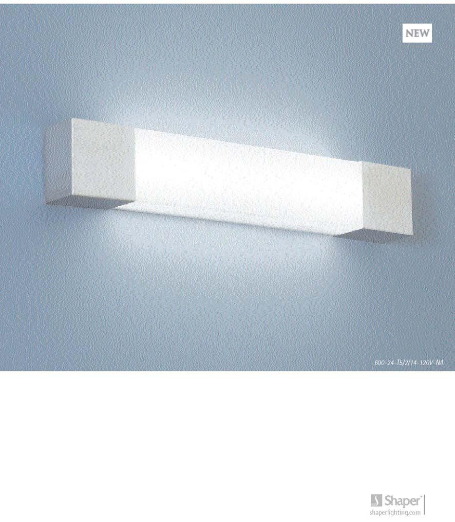 Decorative Mirror Sconce - 2' Electrical: 28w Line Voltage per EE Lamp: (2) 14w T5, 3500 K (page 1 of 2) Source: