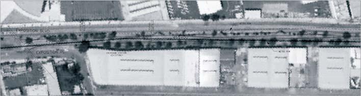 BLVD RETAIL Chili Factory 1/4-Mile Radius Map BRT LRT Vernon Crenshaw/Exposition Station The