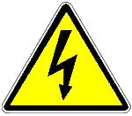 RISK RELATING TO DANGEROUS VOLTAGE Civil or industrial electric power distributions, as well as vehicles electric systems, do imply dangerous voltages.