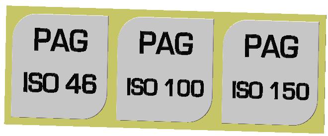 ISO46/100/150 pag oil stickers 1 Piece. To be applied on the side of the PAG oil bottles // // 5.