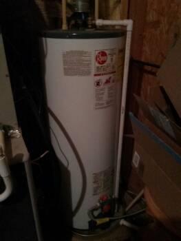 1. Base 2. Heater Enclosure Water Heater The water heater base is functional.