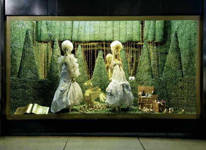 66 Christmas For many retailers, Christmas is the time when the visual merchandising team excels with its window schemes and themes.