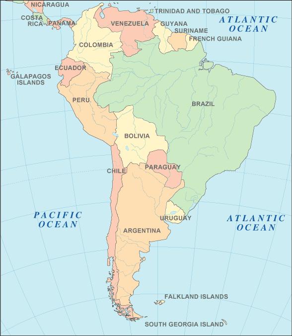 Geographic Distribution South America, North America Brazil is the center of diversity Paraná, Santa Catarina, and Rio Grande do Sul Argentina, Chile Brazil spans the equator and the Tropic of