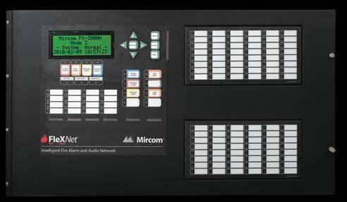 FleX-Net TM FX-2009-12N Network Series Fire Alarm Control Panels FX-2009-12N Network Series Large Size Main Chassis The FX-2009-12N Network Large Size Main Chassis comes complete with one Intelligent