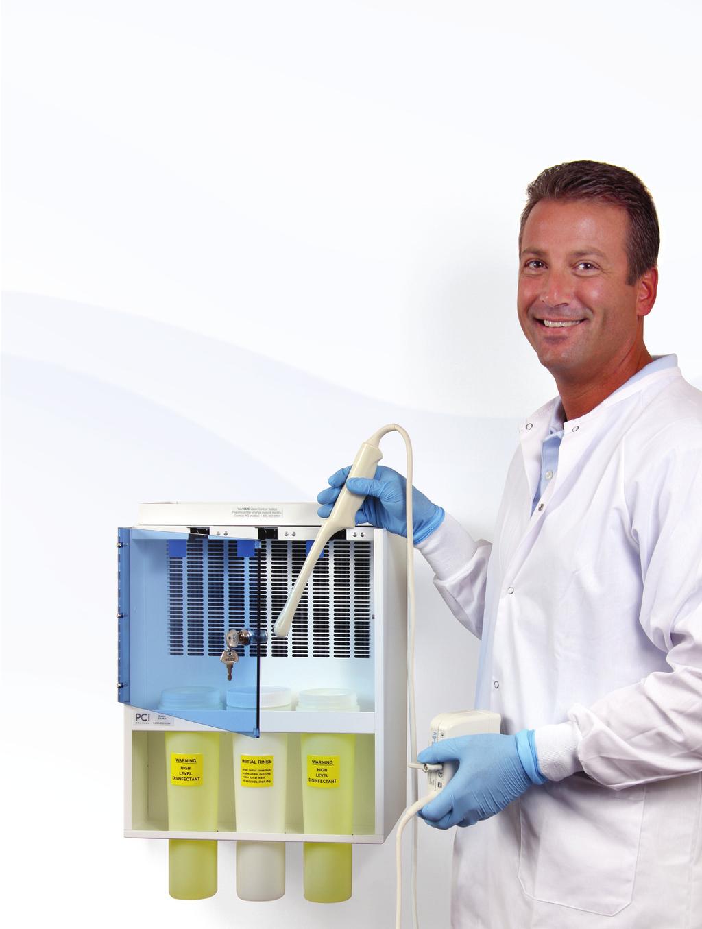 VAPOR CONTROL SYSTEMS FOR ULTRASOUND GUS SYSTEMS LET YOU WORK SAFELY WITH OPA & GLUTARALDEHYDE.