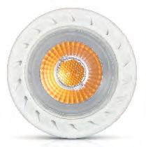 Cornflower Series SMD Spotlight Full retrofit of existing halogen MR16 lamps Up to 8% lower energy consumption than halogen Acrlic optical les with better